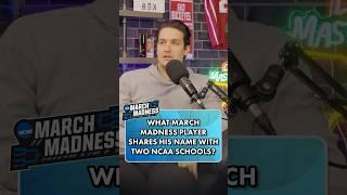 What March Madness player shares his name with two NCAA schools? #marchmadness #cbb #sportstrivia