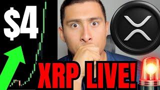 XRP RIPPLE BREAKING $4 LIVE NOW?!(XRP PUMP IT UP FAST)