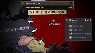 4 kişi TFB'de Tam Güç Alman'a karşı SOVYET oynadık! HOI4