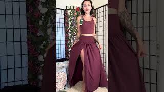 Love this skirt from @halara_official! #halara #tryon #tryonhaul #dresses #fashion #petitewoman