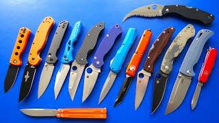 Топ 10 САМЫХ ЛУЧШИХ складных ножей 2024 #ножи #топ #edcknife #edc #everydaycarry #survival #knife