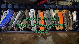 Status of the Knife Collection, January 2022