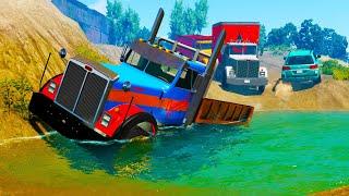 Cars vs Deep Water #7 | BeamNG DRIVE