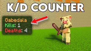 How to Make a Kill / Death Counter in Minecraft