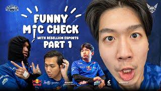 Cover lagu, Batuk, dan meng Badut di MPL | REBELLION ESPORTS MIC CHECK