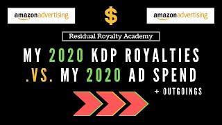 My 2020 KDP Royalties .VS. Ad Spend + Subscription Costs | Low Content Book Publishing