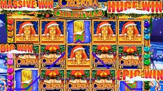 BIG WIN on Cleopatra Christmas Slot | Super Win & Bonus Jackpot!