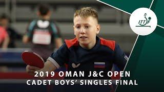 Sergey Ryzhov vs Chen Yen-Ting | 2019 ITTF Oman J&C Open Highlights (CBS Final)