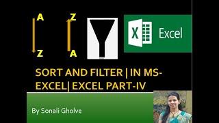 MS-Excel | Sort and Filter| Sonali Doifode-Gholve