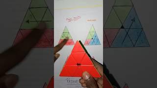 Viral tricks to solve Pyramid cube @KingofCubers #youtubeshorts #ytshorts #cube  #pkcuber