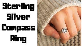 Sterling Silver Compass Ring Review - Alpha Accessories AlphaAccessories.co