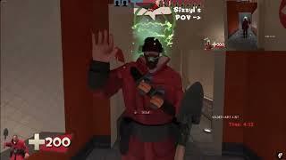 teaching a tf2 noob how to rocket jump! (full session)