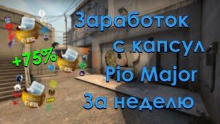 Заработок с инвестиций в капсулы за неделю | инвестиции CS:GO