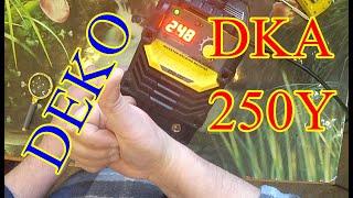 DEKO DKA 250Yсварочный аппарат из Китая UNBOXING