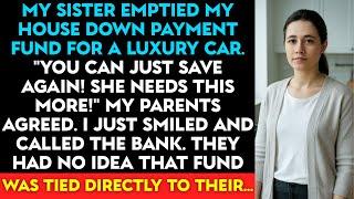 My Sister Spent My House Fund on a Car—Then My Parents Took Her Side