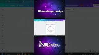 "Minimal Logo Design Ideas | Simple and Elegant Logo Creation" #canvaexpert #inscreationsltd  #logo