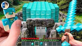 Minecraft in Real Life POV MOVIE - DIAMOND HOUSE in Realistic Minecraft RTX Texture Pack 創世神第一人稱真人版