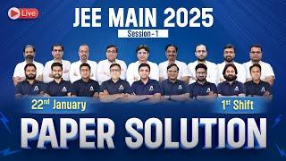 JEE Main 2025 Paper Solution - 22 Jan - Shift 1 by ALLEN Experts