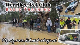 4x4 Basic Training, Heavy Rain did not stop us. Werribee 4x4 club