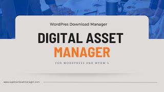 Asset Manager by WordPress download manager | WordPress Download Manager Plugin