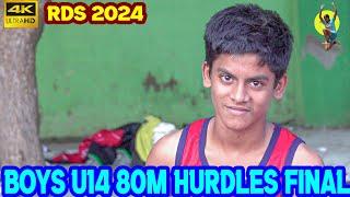 Fighting for the finish 80m hurdles || Republic Day Sports Meet 2024