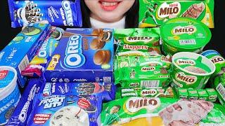 MILO VS OREO BATTLE ASMR  MILO ICE CREAM, OREO ICE CREAM, MILO NUGGETS, OREO WAFER, MILO CHOCO BAR