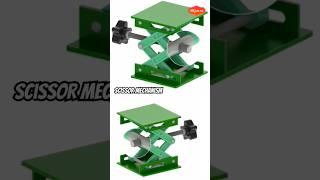 Scissor mechanism. #solidworks #3d #design #autocad #engineering  #mechanicalengineering