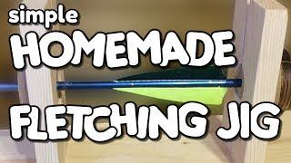 How to make a FLETCHING JIG - simple & effective by VOGMAN