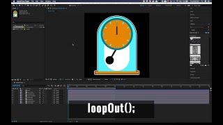 Using the loopOut Expression in After Effects