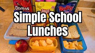 QUICK AND EASY SCHOOL LUNCHES | REAL LIFE KIDS LUNCH IDEAS