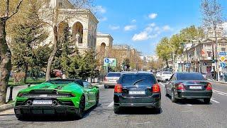 Driving in Baku streets (April 14, 2022) Baku city , Azerbaijan - DRIVING TOUR 4K - Downtown