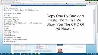 How to Add High CPC Ad Networks To Google Adsence