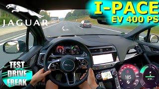 2021 Jaguar I-Pace EV 400 S 400 PS TOP SPEED AUTOBAHN DRIVE POV