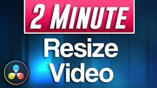 Davinci Resolve : How to Resize Video Clips and Images (Fast Tutorial)