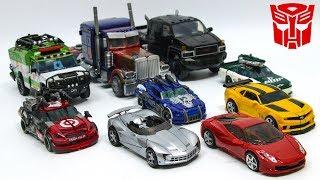 Transformers 3 Autobot OptimusPrime Bumblebee Sideswipe Dino Ratchet Ironhide Wreckers Car Robot Toy