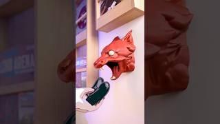 Stylized Wolf Controller Stand – Support-Free 3D Print for PS5, Xbox, Switch 