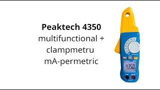 Peaktech 4350 - multifunctional + clampmetru mA-permetric PRAM