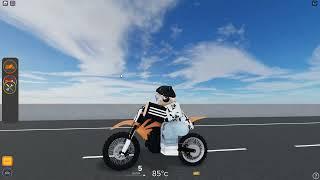 Bike In roblox Watch me talking the chat