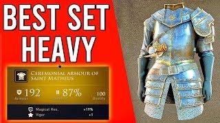 GreedFall Best Legendary Armor Set Location - Ceremonial Saint Matheus (heavy)