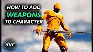 How To Add Weapon to Character in Unreal Engine 5 Quick Tutorial