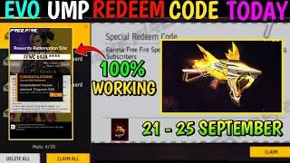 FREE FIRE REDEEM CODE TODAY 21 SEPTEMBER REDEEM CODE FREE FIRE | FF REDEEM CODE TODAY 21 SEPTEMBER