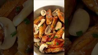 "Quick & Delicious Chicken with White Button Mushrooms – Ready in 10 Minutes!"  #MushroomLovers