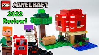 LEGO Minecraft The Mushroom House Review! Set 21179