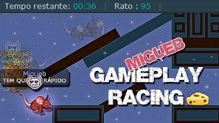 Transformice - Migueb Gameplay FULL ROOM Racing! [+50/70 Mices]