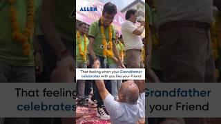 AIR 2 Saksham Jindal Celebrates JEE Advanced 2025 Result with a Heartfelt Dance  #shorts