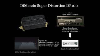 DiMarzio Pickup Comparison: Super Distortion, Illuminator, Steve Morse, and Transition