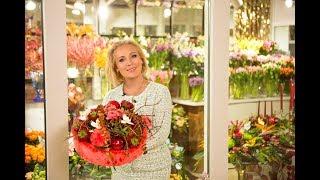 Master-class of Marina Petrova: New Year's bouquets and New Year's decoration of a flower shop