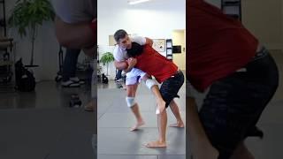 Locking horns with my old student. I love reconnecting with my athletes as they continue to develop