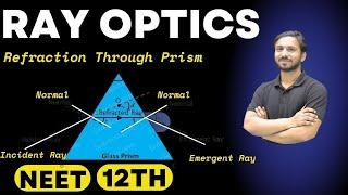 Ray Optics Class 12 | Refraction Through Plane Surface | Refraction Through Prism Class 12 | NEET