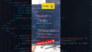 HTML vs CSS & JavaScript || Html vs css &js website design and development #html #coding #javascript